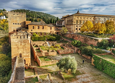 Alcazaba Vista aérea de la Alcazaba de la Alhambra