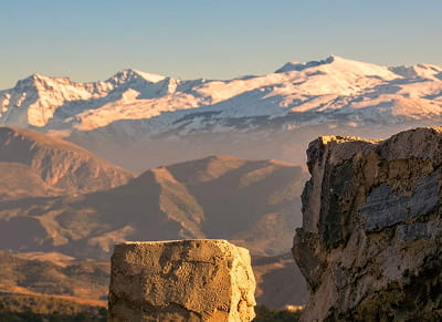 Vistas a Sierra Nevada desde la Sierra Huétor