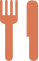 Icono naranja representativa de piscina