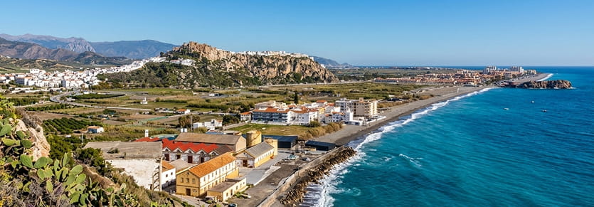 Vista aérea de Salobreña